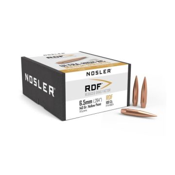Puntas Nosler calibre 6.5mm RDF HPBT 140gr 100uds