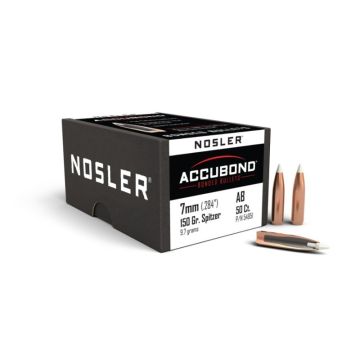 Puntas Nosler calibre 7mm Spitzer Accubond 150gr 50uds