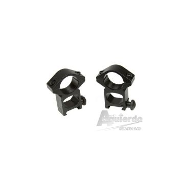 Anillas alta de 1" para carril weaver o picantinny imagen 1