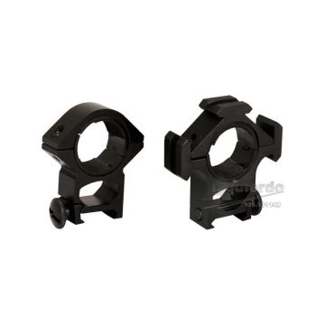 Anillas altas de 30mm y 1" con triple carril imagen 1