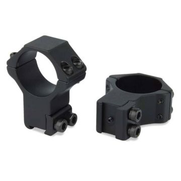 Anillas halten aluminio altas. Tubo 30 mm, carril Dovetail