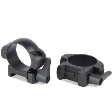Anillas Halten steel Qr bajas. Tubo 30 mm, carril Weaver Picatinny