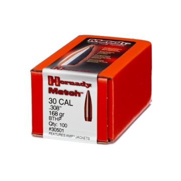 PUNTAS HORNADY MATCH HPBT CAL .308 168 GR - 100 UDS. imagen 2