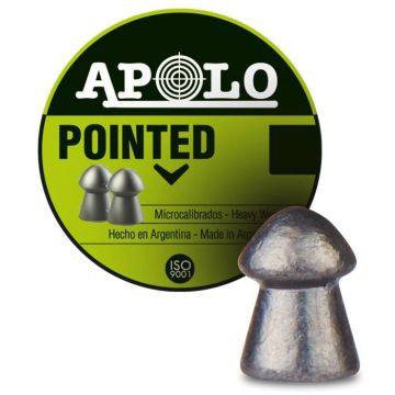 Balines Apolo pointed 4,5 mm (.177) 0,60 g con 500 unidades