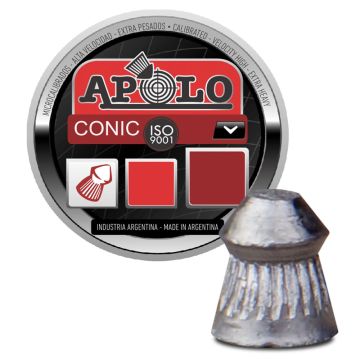 balín apolo conic 5,5 mm(.22)