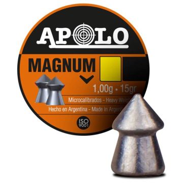 Balín Apolo magnum 4,5 mm (.177) 0,55 g - 250 unidades 