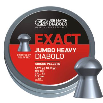 Balines JSB Exact diabolo jumbo heavy 5.52 mm 18.13 gr - 250 unidades