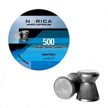 Balines Norica Match 4.5 - 500 unidades
