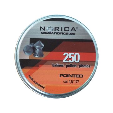 Balines Norica Pointed 4.5 - 250 unidades