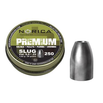 Balines Norica Slug Premium 9 mm de 75 gr - 100 unidades 