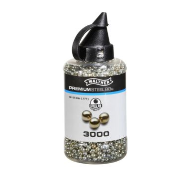 Botella de 3000 BBs de acero 4,5mm Walther Premium imagen 1