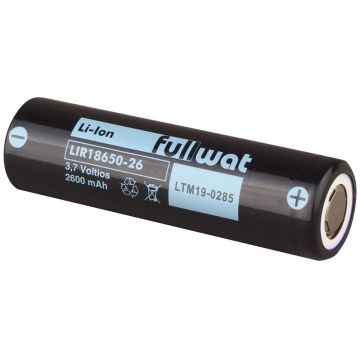batería 18650 li-ion 2600 mah 3,6v