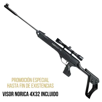 Carabina Gas Pistón Norica Omnia ZRS 4.5 mm + Visor Norica 4x32