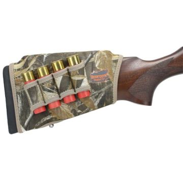 Carrillera ajustable Beartooth Camo RealTree Max-5 con canana para escopeta  imagen 1