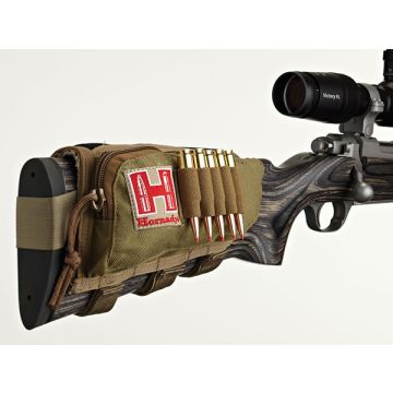 carrillera hornady munición marron diestros