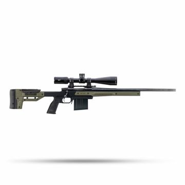 Rifle de cerrojo Howa M1500 ORYX verde y cañón Varmint