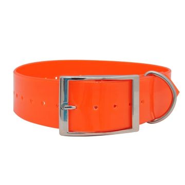 collar para perro "polytec" 38 mm naranja