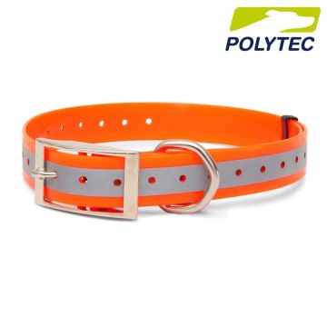 collar reflectante para perro "polytec" 25mm amarillo