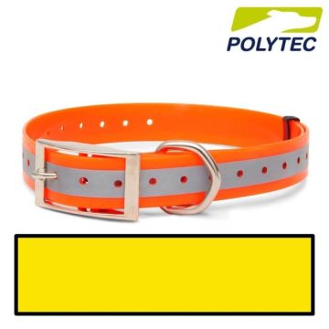Collar reflectante para perro "Polytec" 25mm Amarillo