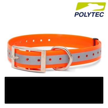 Collar reflectante para perro "Polytec" 25mm Negro