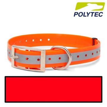 Collar reflectante para perro "Polytec" 25mm Rojo