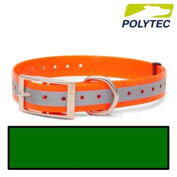 Collar reflectante para perro "Polytec" 25mm Verde