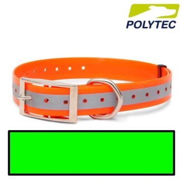 Collar reflectante para perro "Polytec" 25mm Verde