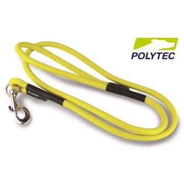 correa para perro "polytec" 120cm x 10mm - amarillo