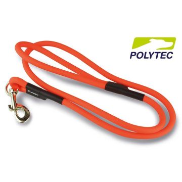 Correa para perro Polytec 120cm x 10mm - Naranja
