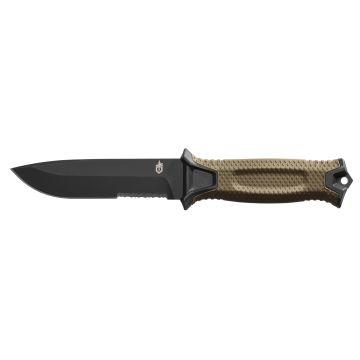 cuchillo gerber strongarm coyote serrado