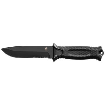 cuchillo gerber strongarm negro con sierra