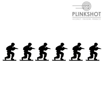 Diana PLINKSHOT silueta soldado 6 uds imagen 1