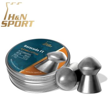 Balines H&N Barracuda FT 0,62g lata 400 unid. 4,51mm imagen 1