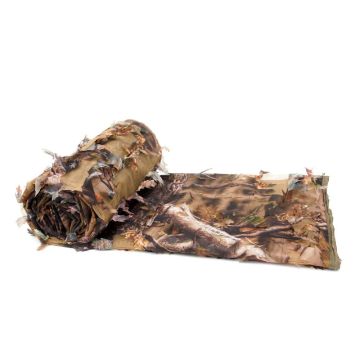malla de ocultación camo marron 3d deluxe 1,5x3 metros