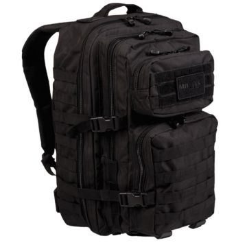 mochila negra miltec de 36 litros 
