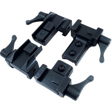 montura picatinny optik arms qr vm zm - 2 piezas