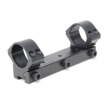 Montura visor 25,4 mm base 11 mm 3 tornillos con tope de carril 20 mm altura