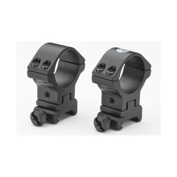 Anillas Sportsmatch ajustables 30mm Extra Altas Weaver Picatinny imagen 1
