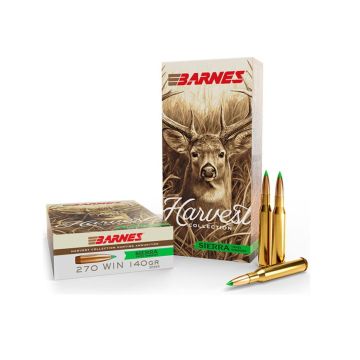 Munición Barnes 270 Win Harvest Collection Sierra Tipped GameKing 140gr