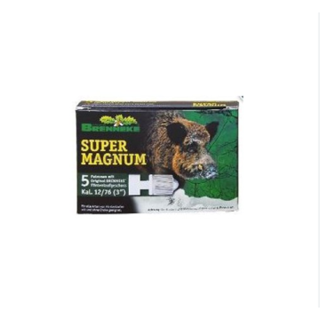 Cartuchos Brenneke Cal. 12/76 Caza 39gr. Supermagnum 5 Un imagen 1