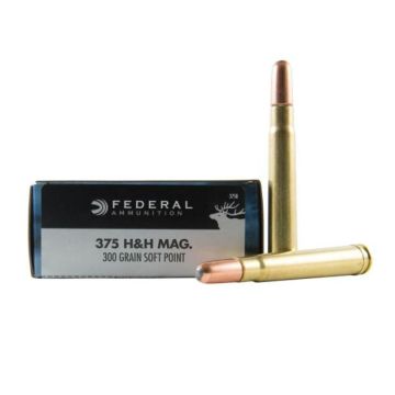 Munición Federal  375 H&H Power-Shok SP - 300 grains
