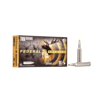 Munición Federal 7mm Rem Mag Trophy Bonded TIP 160 gr