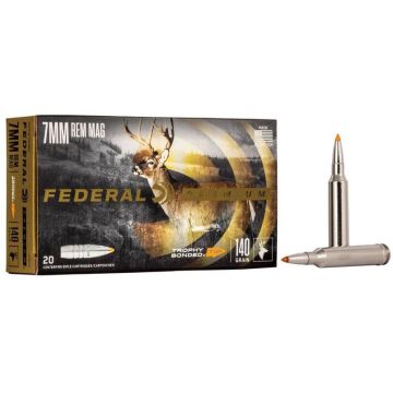 Munición Federal Trophy Bonded Tip 7mm Rem Mag - 140 grains