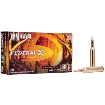 Munición Federal Fusion 7mm Rem Mag - 150 grains