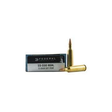 Munición FEDERAL Power-Shok 22-250 Remington - 55 grains SP