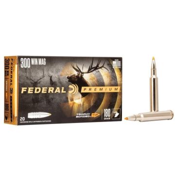 Munición Federal Trophy Bonded Tip 300 Win Mag - 180 grains
