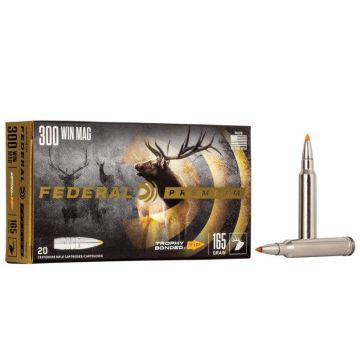 Munición metálica Federal Trophy Bonded Tip 300 Win Mag - 165 grains