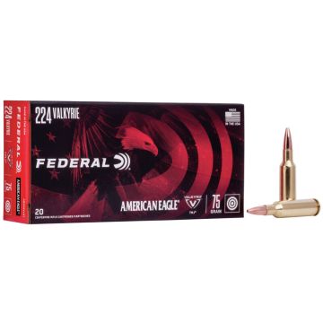 Munición metálica Federal American Eagle 224 Valkyrie 75 grains FMJ