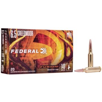 Munición metálica Federal fusion 6.5 Creedmoor 140 gr