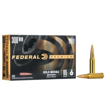 Munición Federal Gold Medal Berger 308 Win - 185 grains